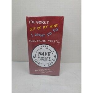 Not Parent Approved Card Game New I'M Bored Out Of My Mind Ages 8+ Mischief